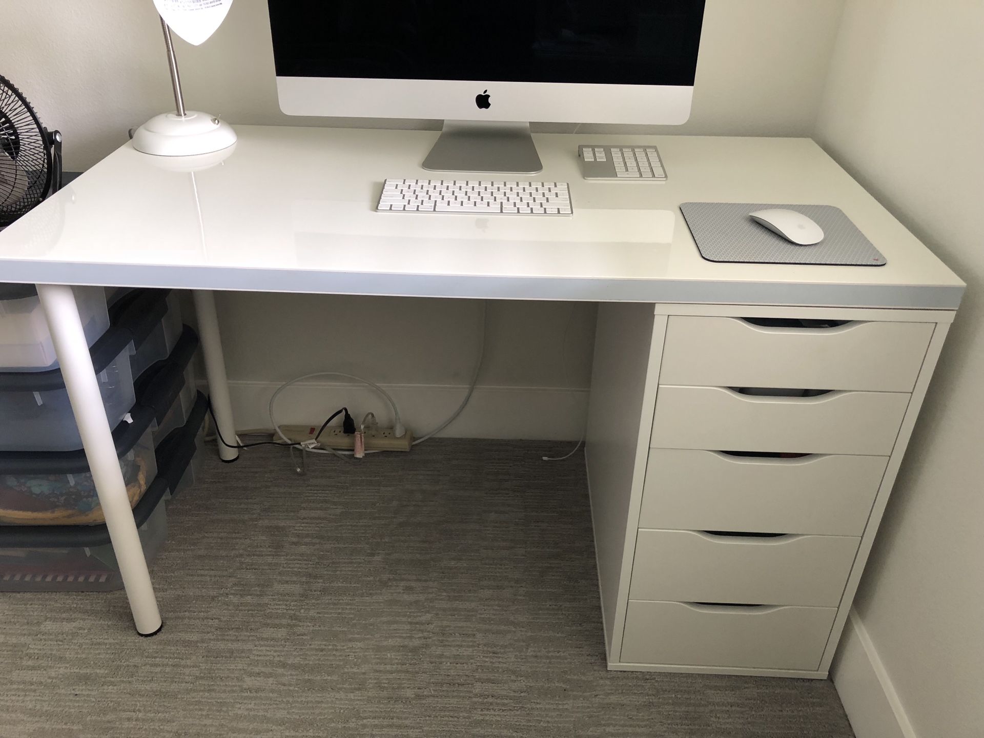 IKEA LINNMON ALEX TABLE White for Sale in Fremont CA OfferUp