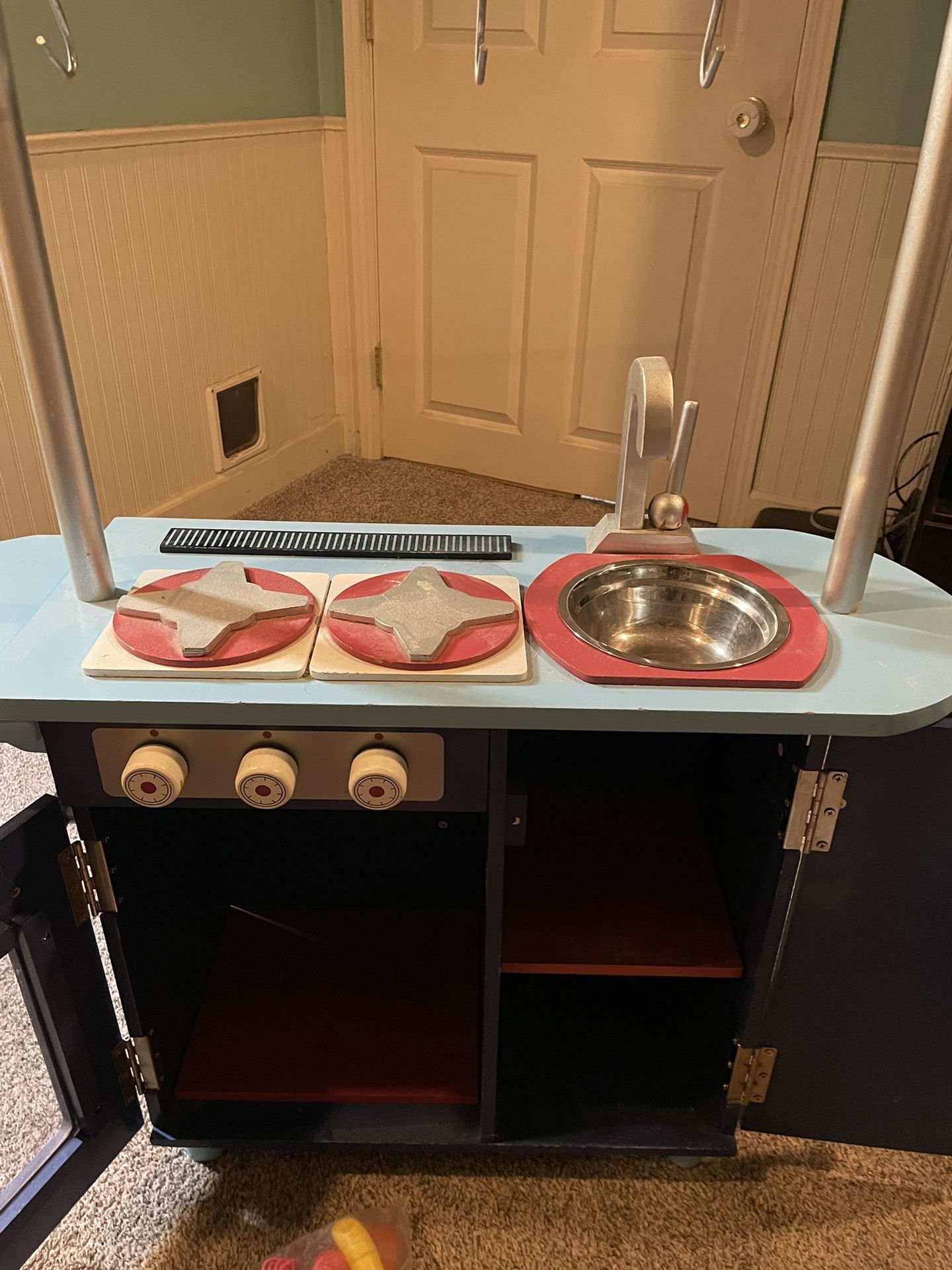 Wood Toddler Kitchen Set