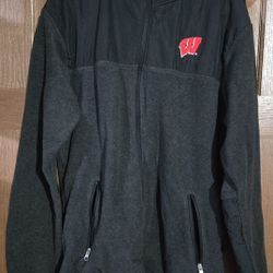 Adult Size Medium Zip-Up Sweatshirt