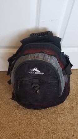 High Sierra Mesh Backpack w/ rain cover