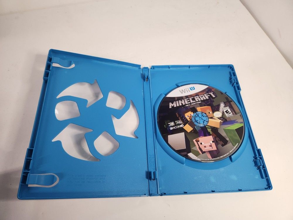 Minecraft Wii U Edition Nintendo Video Game Build Mine NO Manual NO Cover Art
