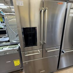 KitchenAid 36” refrigerator 28 cu ft