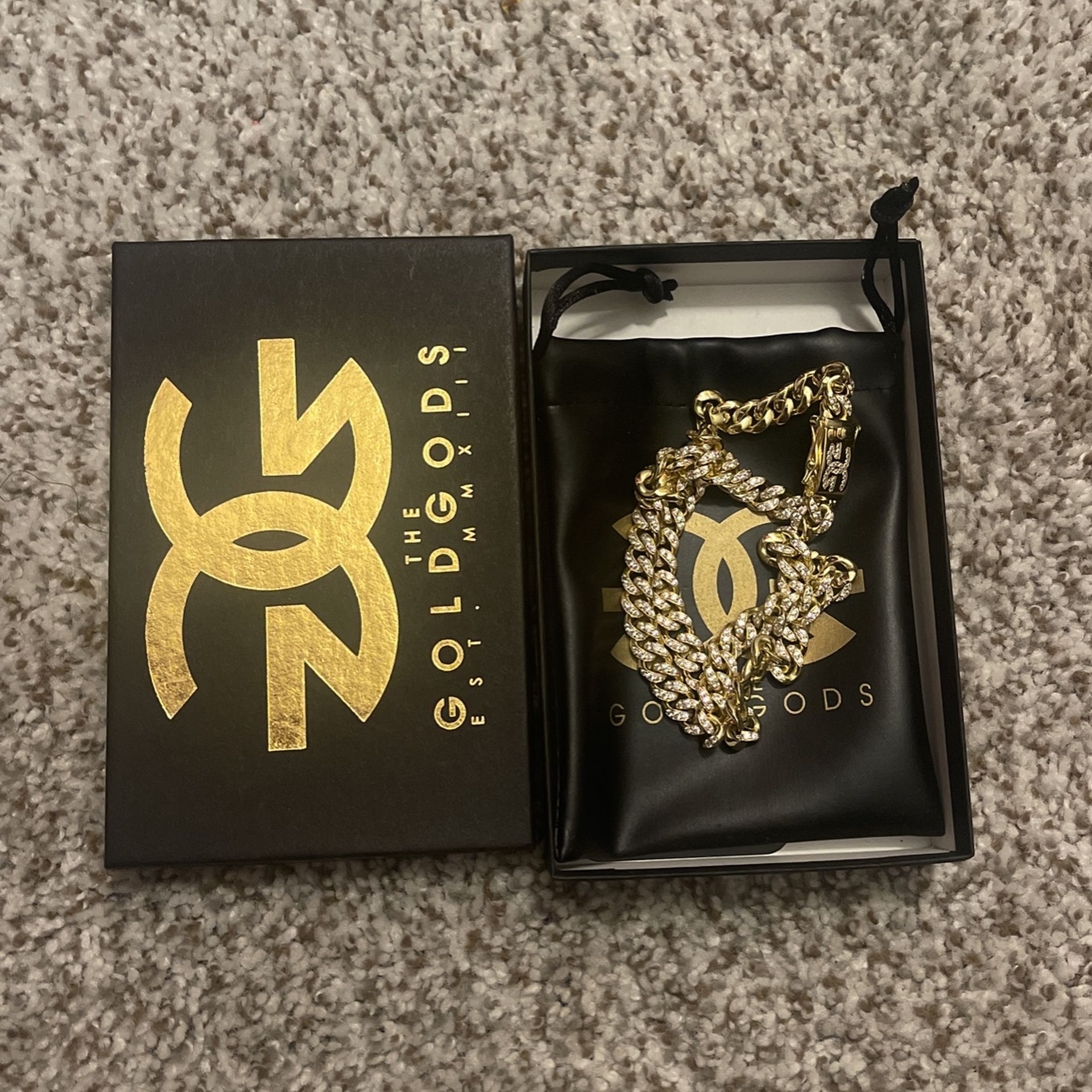 Gold Gods Cuban Link Micro Choker Chain