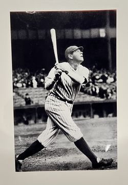 Vintage Photo Of Babe Ruth