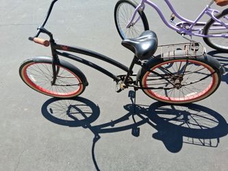 HB SKULL BONES MENS BEACH CRUISER