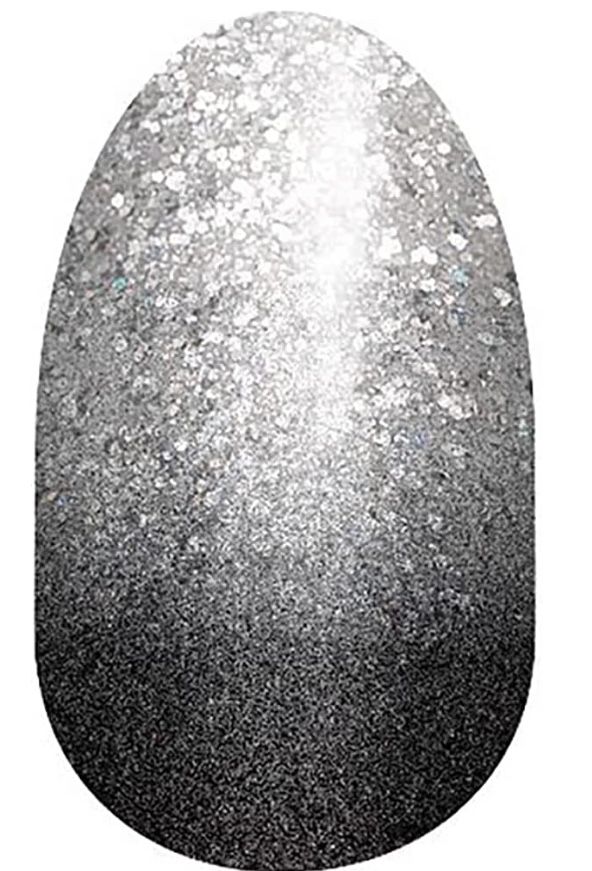 Ombre Black Glitter Underground Magic Nail Polish Strips ColorStreet