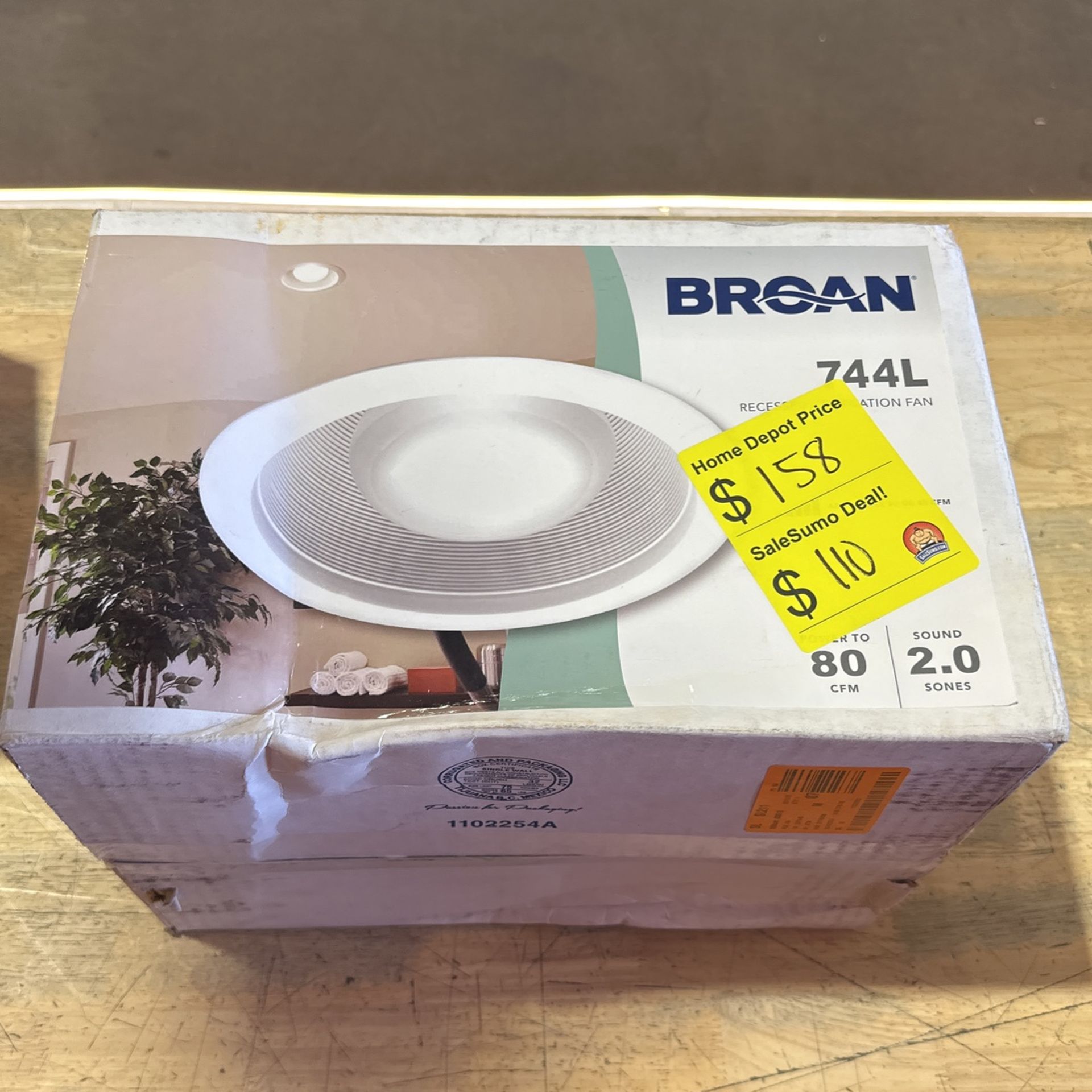 Bruins 744L recess ventilation fan