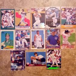 Jose Canseco Baseball Card Lot