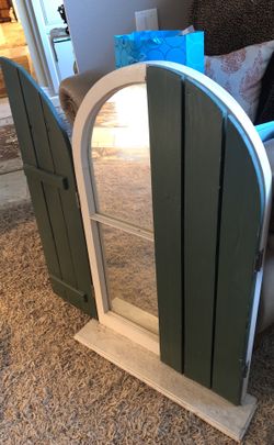 Beautiful mirror for inside or out decor