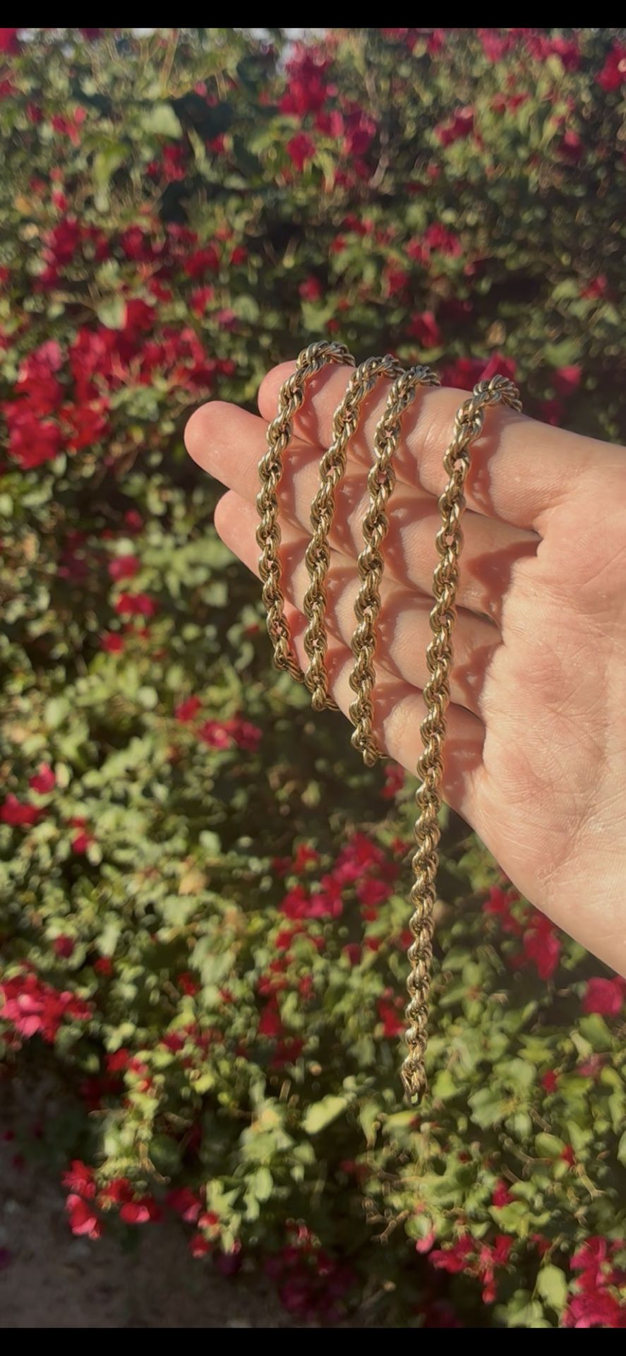 10 Karat Gold Rope Chain