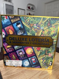 Deluxe Loteria & Serpientes & Escaleras Mexican Traditional Board Game
