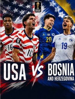 USA VS BOSNIA ROUND 32 WORLD CUP