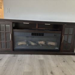 Electric Fire Place Tv Stand