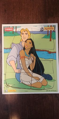 Pocahontas Lithograph, Puzzle, H.M. Toys