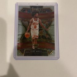 Coby White SELECT ROOKIE CARD