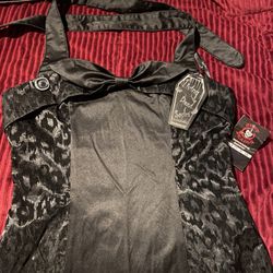 Leopard Sided Halter Top 