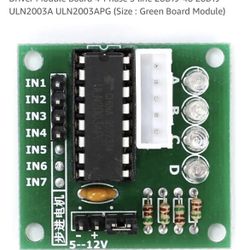 Stepper Motor ULN2003 DC 5V 12V Stepper Motor Driver Module Board 4-Phase 5 line 28BYJ-48 28BYJ ULN2003A ULN2003APG (Size : Green Board Module)
