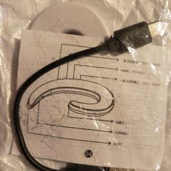 BLUETOOTH HEADSET FOR iPhone. White.  $5.00 cash & pick up only