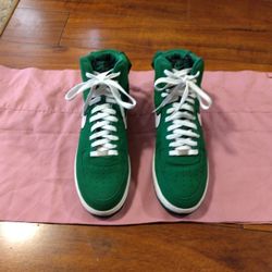 Men's Nike Air Force 1 High Top Vintage Green Size 11 1/2