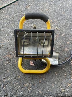 Work light. Light bulb burned out