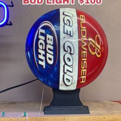 BUDWEISER ICE COLD BUD LIGHT 