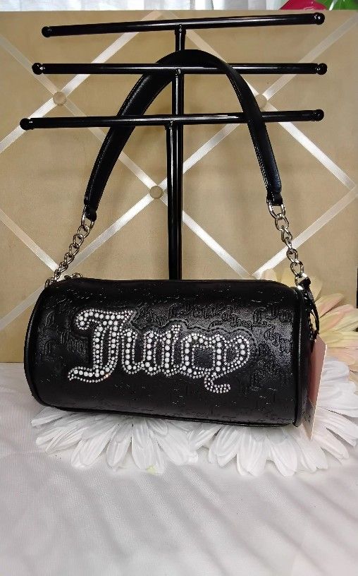 Beautiful Black JUICY COUTURE Barrel Handbag $35