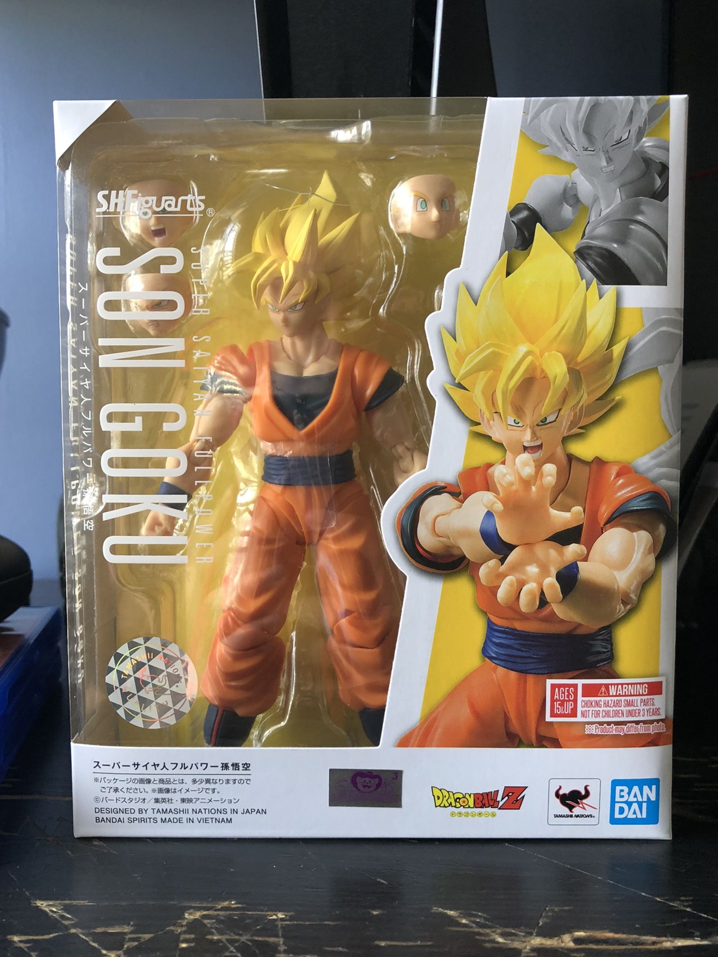 Bandai Japan Dragon Ball Z S.H. Figuarts Super Saiyan 3 Son Goku 2021  Version Action Figure