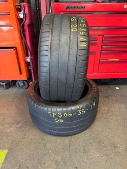 19” tires michelin 305/35/19 with free installation $130
