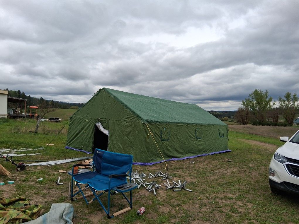 Military Survival Tent Double Lined