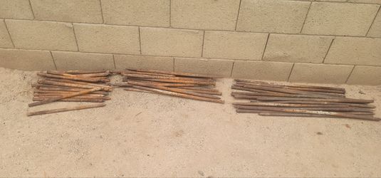 Stacas, steel stakes