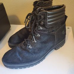 Womens Black Timberland Boots Size 11