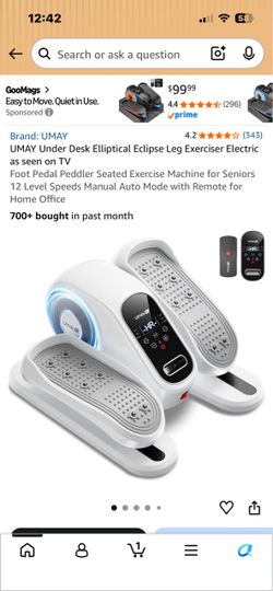 For exercise elliptical