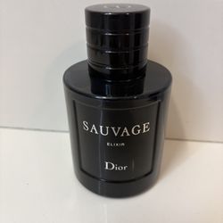 Dior Sauvage Elixir 3.4oz. 75 percent Full. Retails for $250 Parfum Perfume Cologne 