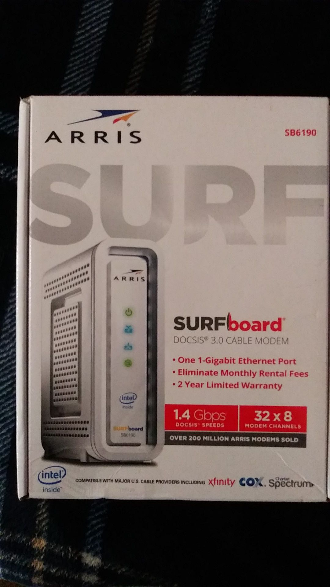 Arris Surfboard DO DID 3.0 CABLE MODEM SB6190