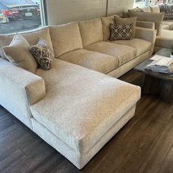Extra Deep Plush Sectional On Sale Now!!