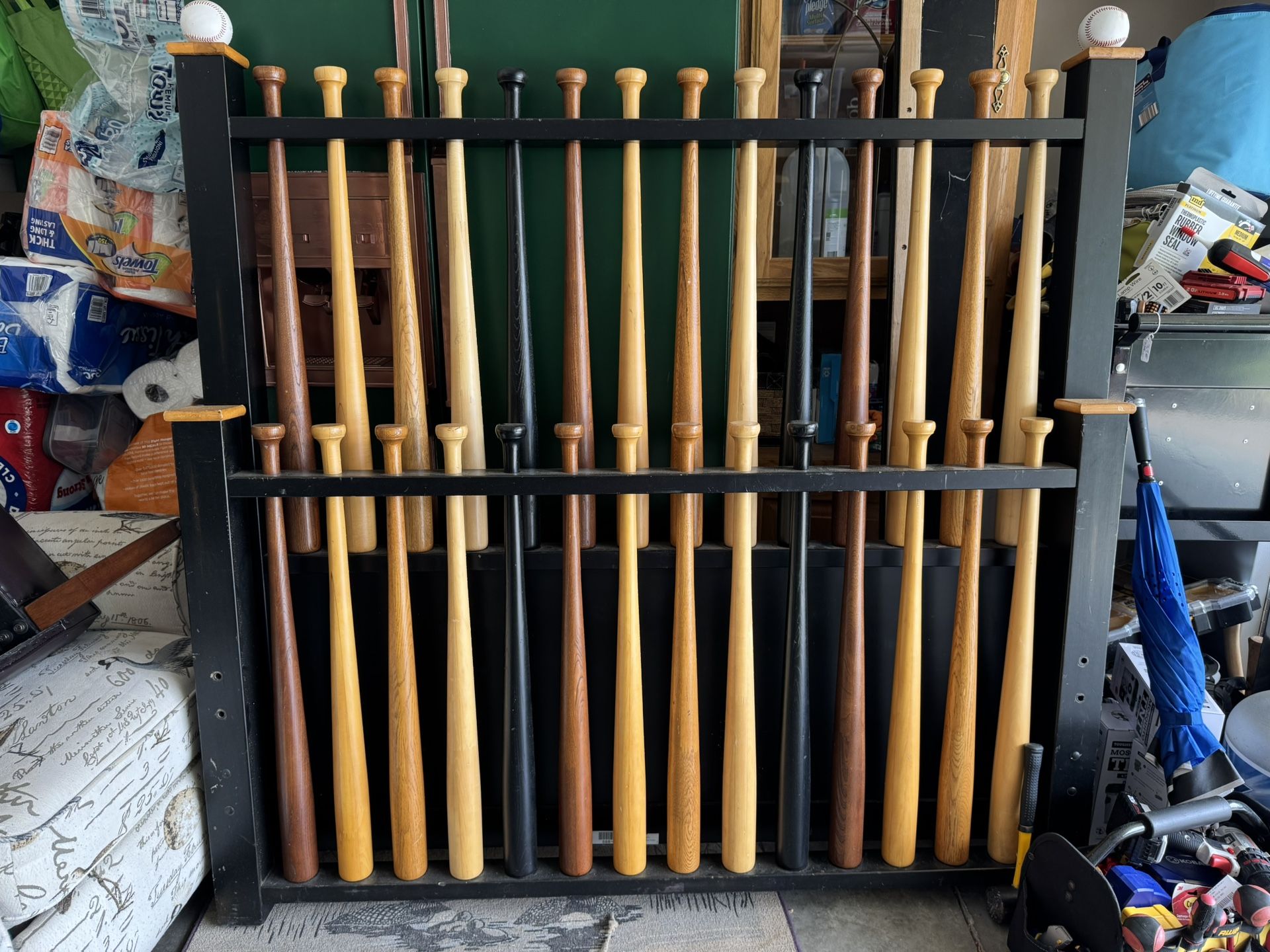  Baseball Bat Head And Footboard Full Size