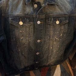 Mens Jean Jacket Large