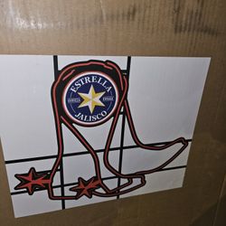 Estrella Led Light Beer Sign  Boots