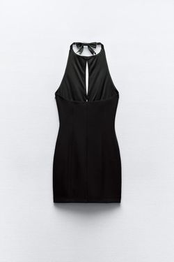 princess polly baby blue dress Women's Black Bow-Embellished Dress main image 0