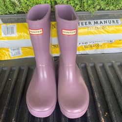 Hunter Girl Size 12 Rain boots