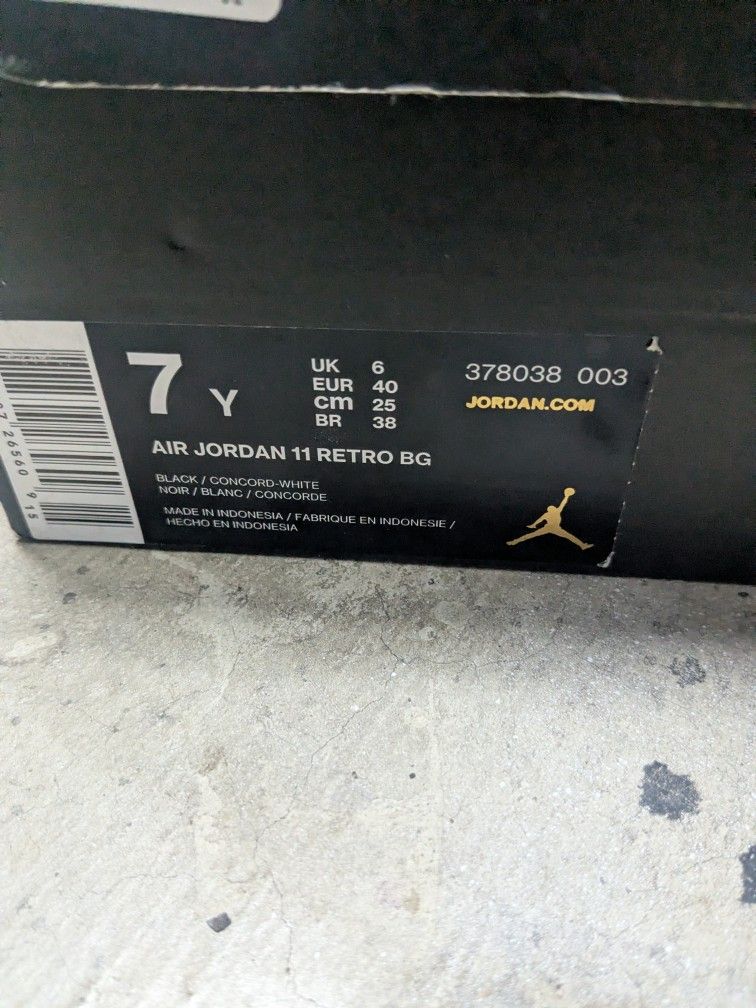 Space Jam 11s Size 7