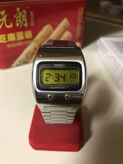 Super Rare SEIKO 0624-5000 Lemon Face LCD Watch for Sale in Kent, WA -  OfferUp
