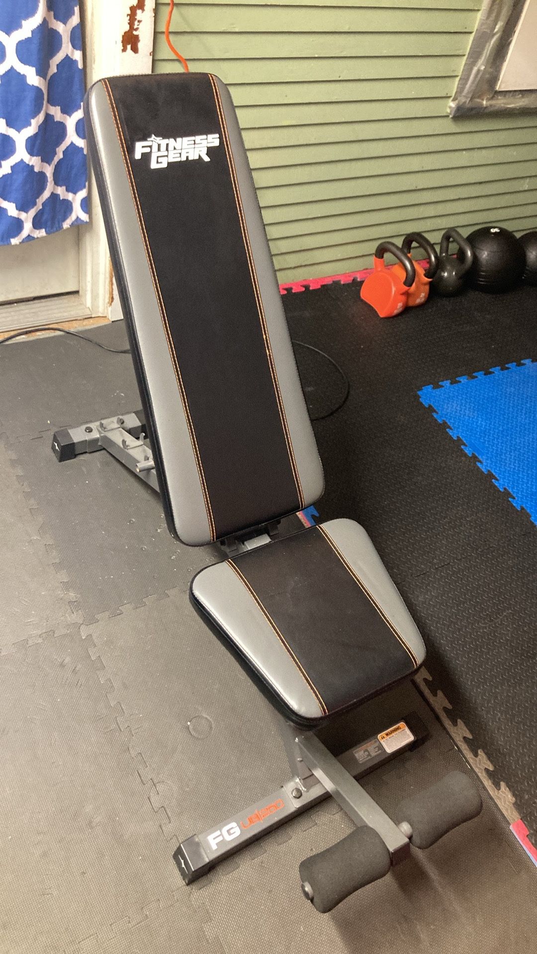 Workout  Bench (fitness Gear FG UB 250)