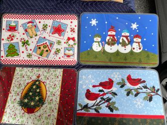 Holiday Themed Wipe-Clean Placemats