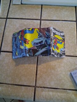 Spiderman Tri Fold Wallet
