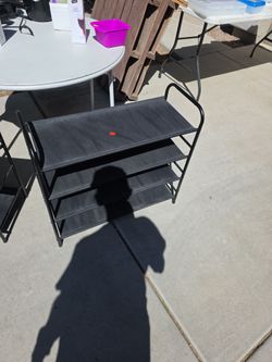 Canvas shoe racks
