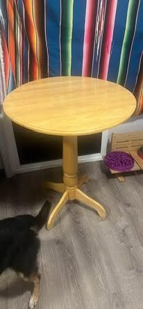 Vintage Pure Oak Table And Chair Set