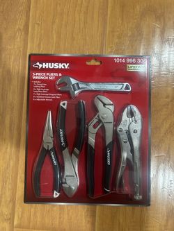 Plier and Wrench Set 5 piece