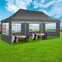Canopy 10x20 Pop Up Canopy Tent with Sidewalls