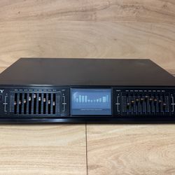 Sony SEQ-450  9+9 Band Spectrum Analyzer Stereo Equalizer (Very Rare)